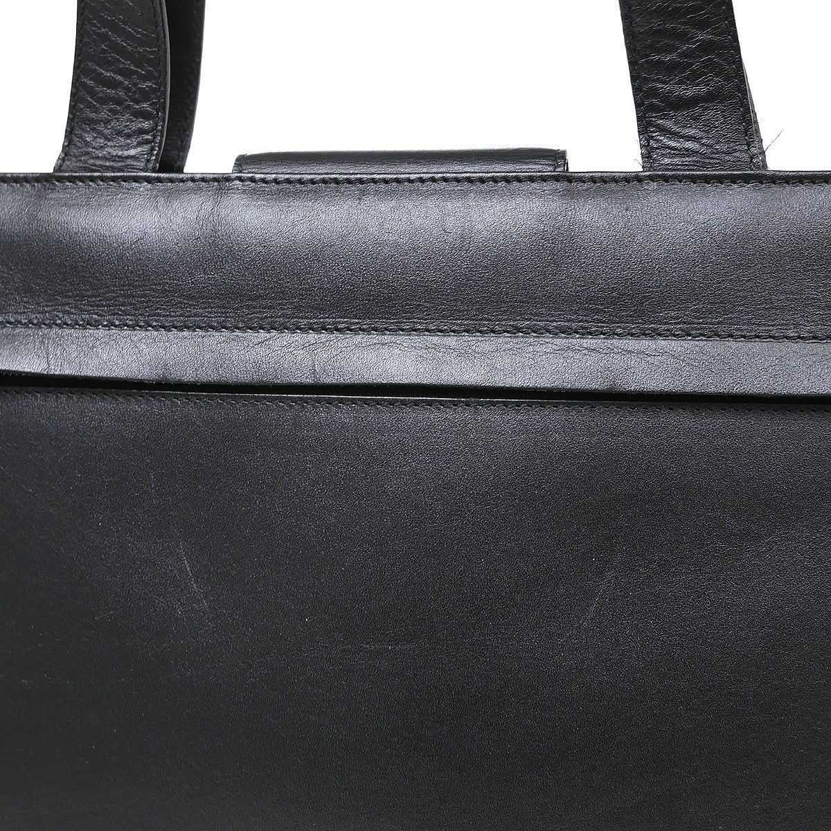 Gucci Vintage square G Leather, Black, Leather, Handbag