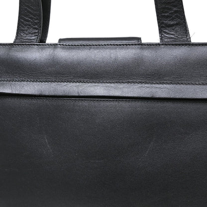 Gucci Vintage square G Leather, Black, Leather, Handbag