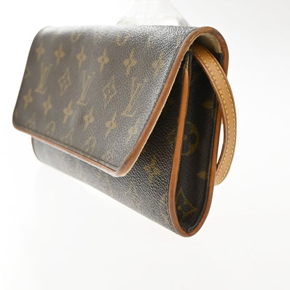 Louis Vuitton Twin Monogram Canvas, Brown, Canvas, Clutch