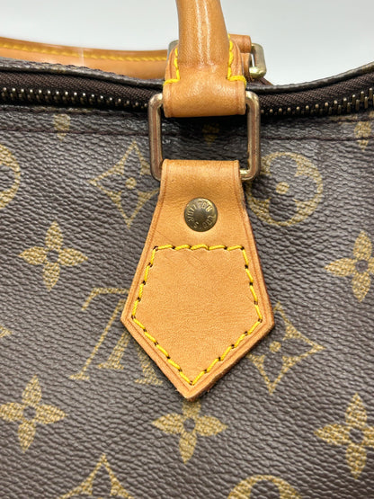 Louis Vuitton Speedy Monogram Canvas, Brown, Canvas, Handbag