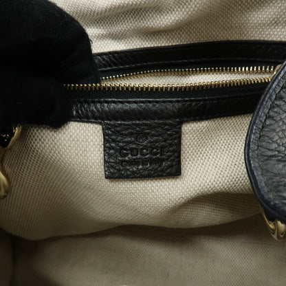 Gucci Soho Leather, Black, Leather, Shoulder Bag