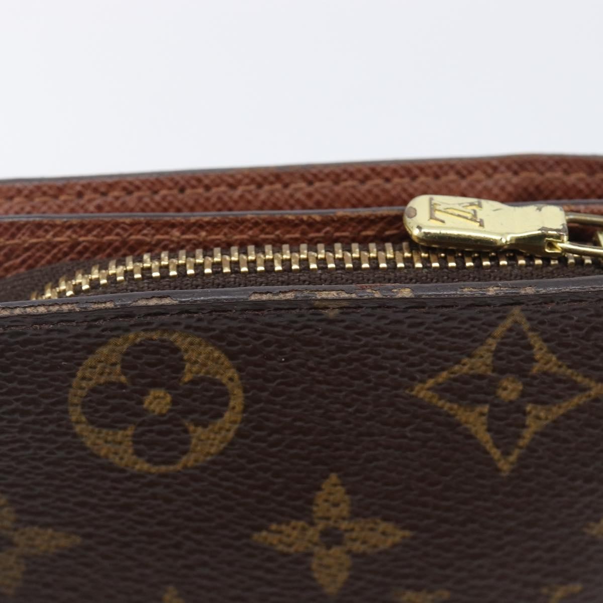 Louis Vuitton Compact Zippe Monogram Canvas, Brown, Canvas, Wallet