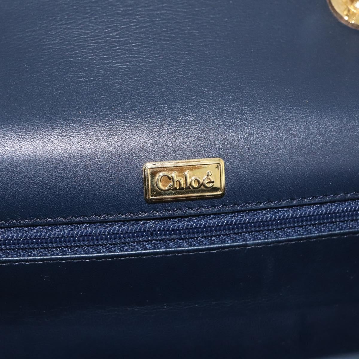 Chloe shoulder bag Leather, Navy, Leather, Shoulder Bag