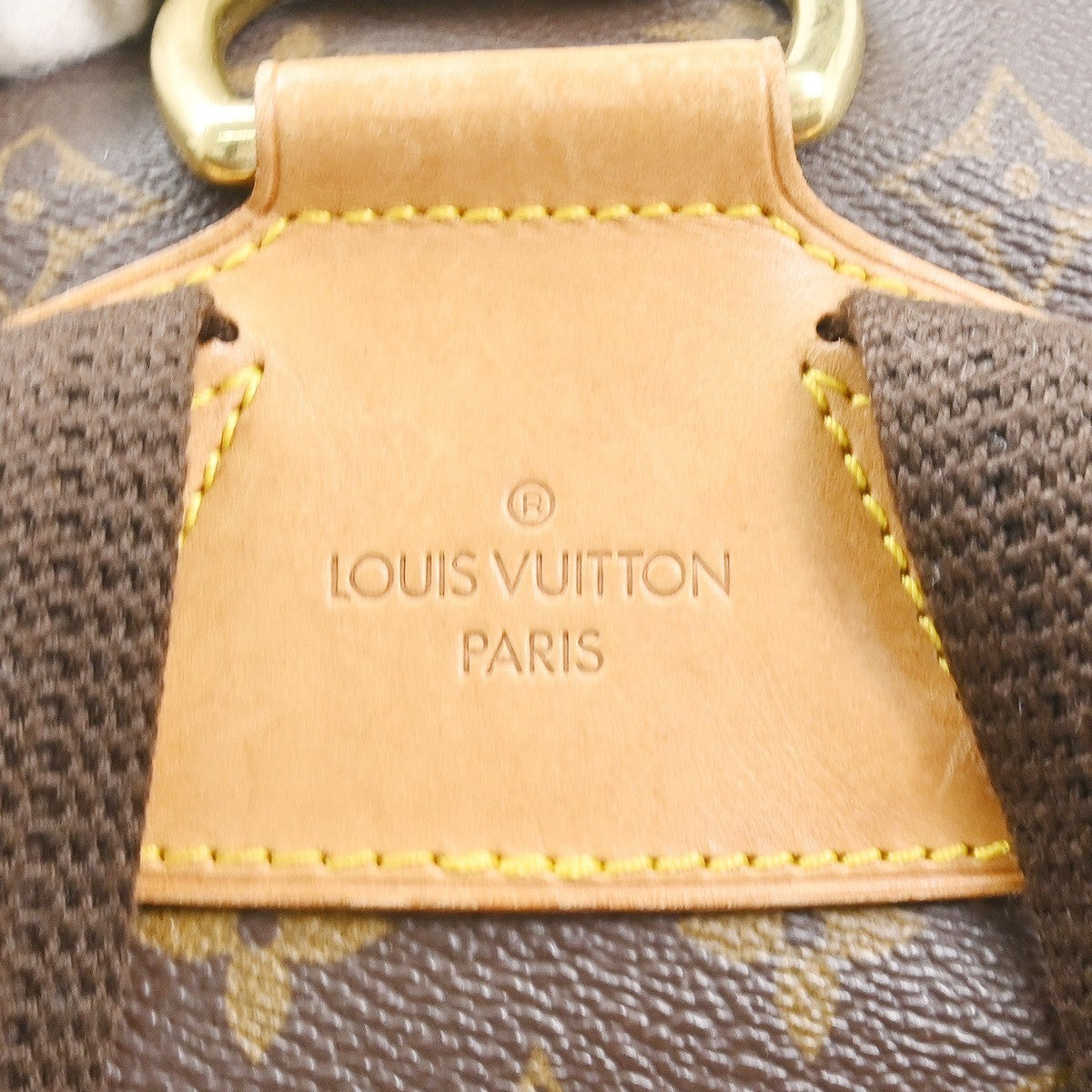 Louis Vuitton Vintage Montsouris Monogram Canvas, Brown, Canvas, Backpack