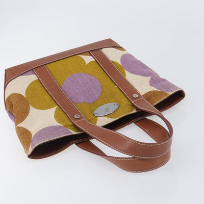 Celine Handbag Canvas, Brown, Canvas, Handbag