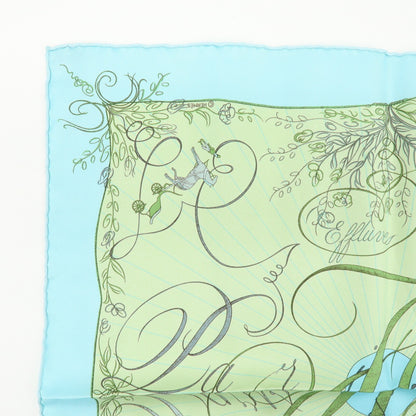 Hermes Carré 45 Les Capucines 100% Silk, Multicolour, Silk, Scarf