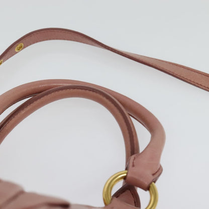 Miu Miu Madras Bowler Bag Matelasse Leather, PINK, LEATHER, Handbag