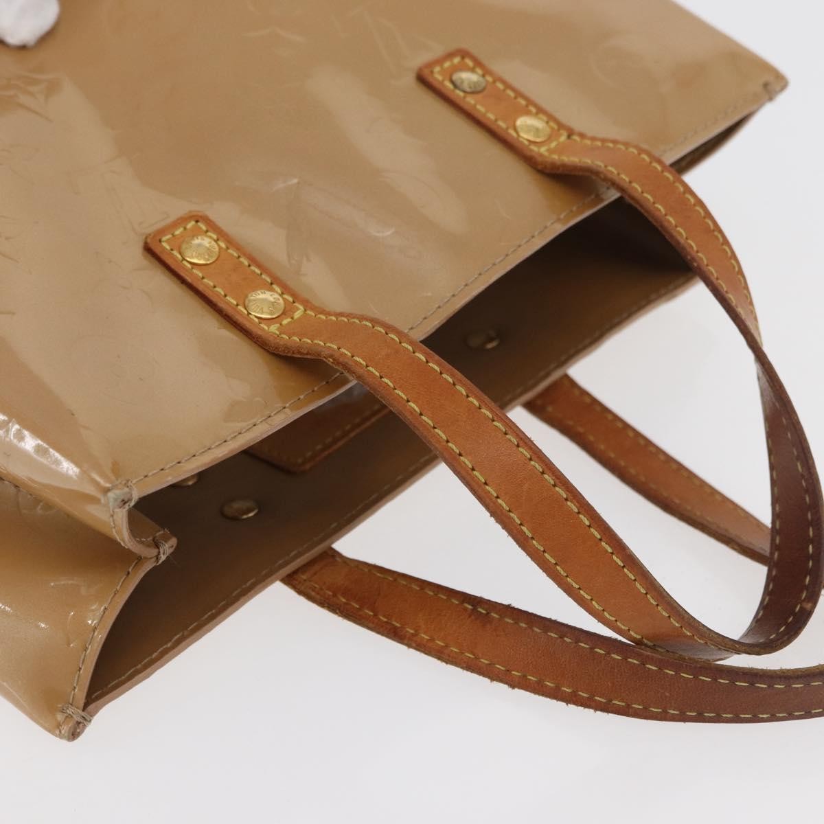 Louis Vuitton Reade Monogram Vernis, Brown, Patent Leather, Handbag
