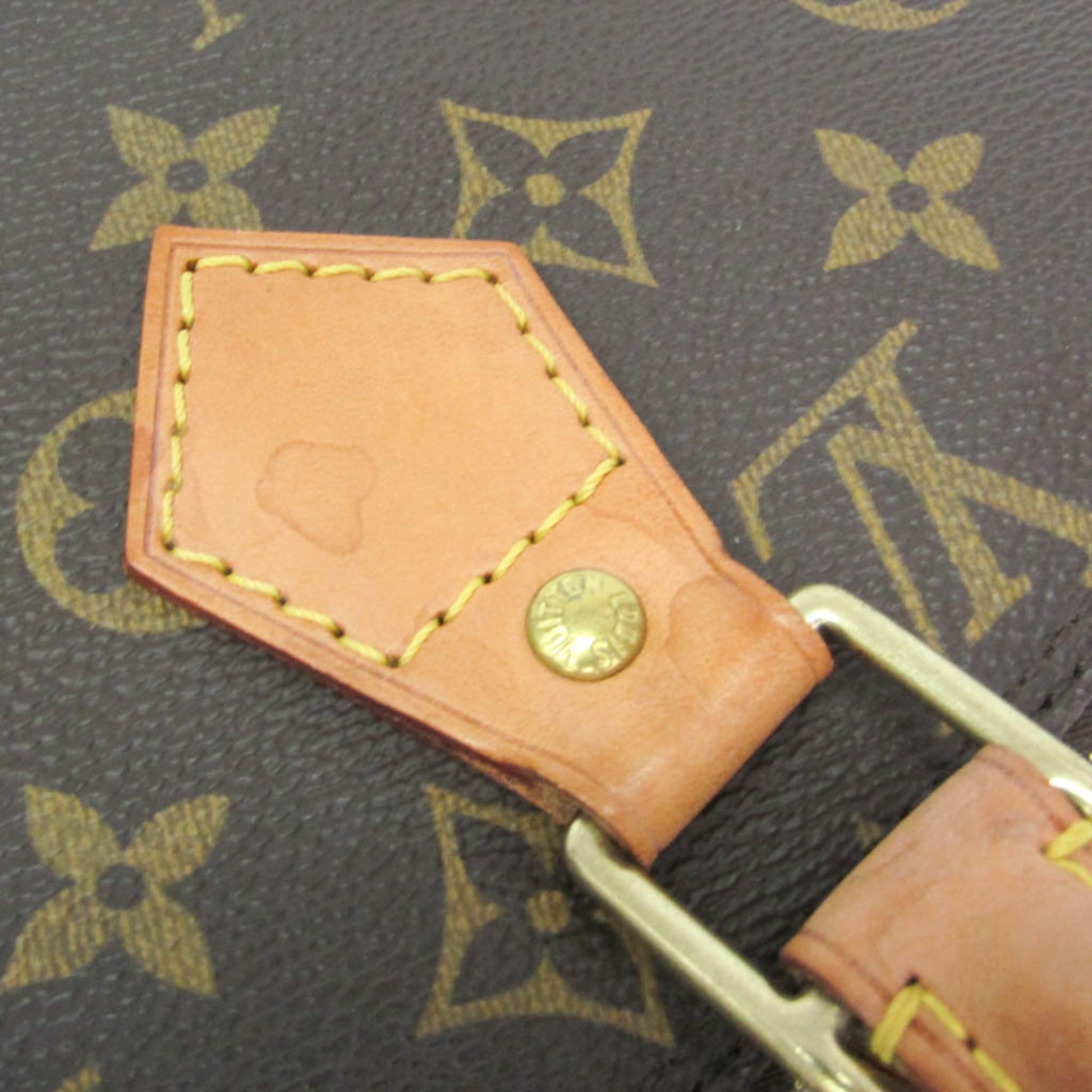 Louis Vuitton Alma Monogram, Brown, Canvas, Handbag