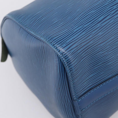 Louis Vuitton Speedy Epi Leather, Blue, Leather, Handbag