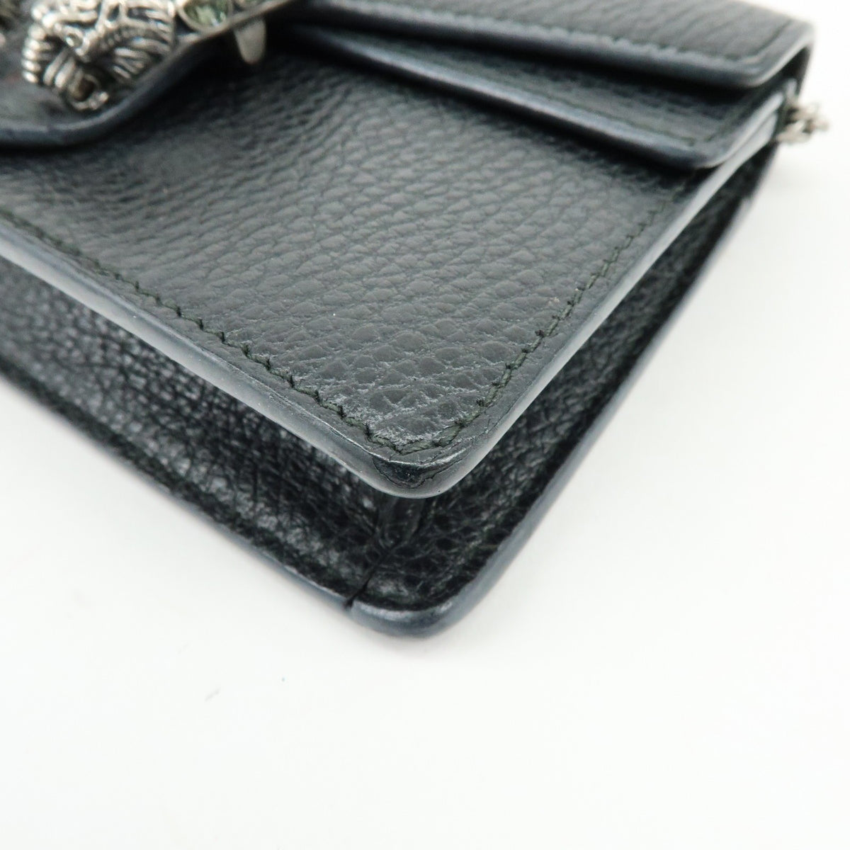 Gucci Dionysus Leather, Black, Leather, Handbag
