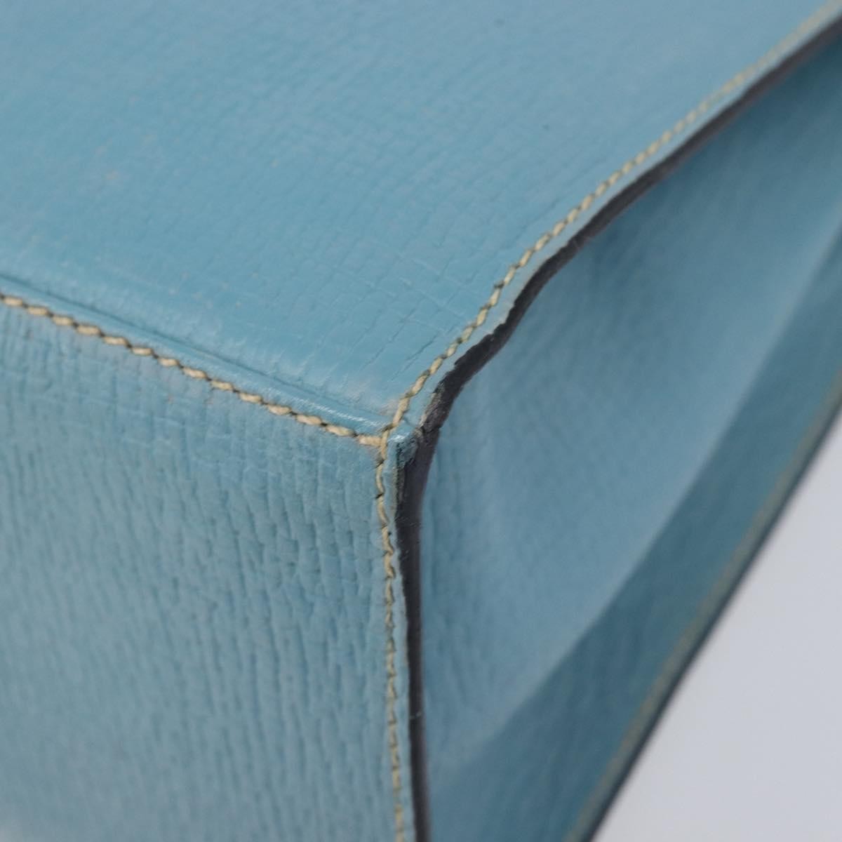 Loewe Tote Leather, Blue, Leather, Tote Bag