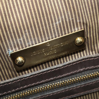 Louis Vuitton Bequia Porte Document Geant Monogram Canvas with Leather, Brown, Canvas, Briefcase