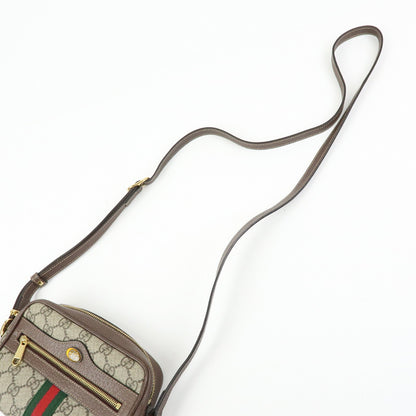 Gucci Ophidia GG Coated Canvas, Beige, Canvas, Shoulder Bag