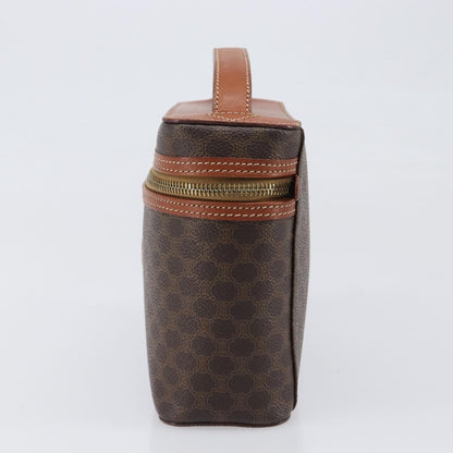 Celine Macadam Vanity Canvas, Brown, Canvas, Clutch