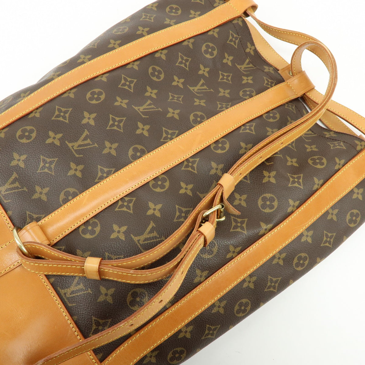 Louis Vuitton Randonnee Monogram Canvas, Brown, Canvas, Backpack