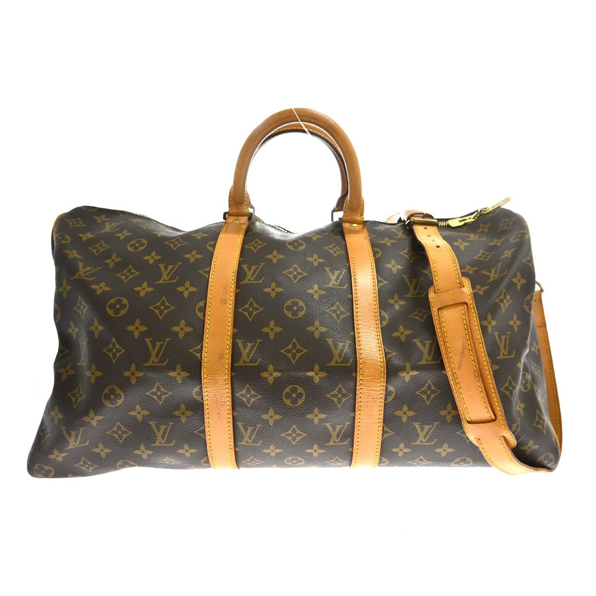 Louis Vuitton Keepall Bandouliere Monogram Canvas, Brown, Canvas, Travel Bag