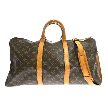 Louis Vuitton Keepall Bandouliere Monogram Canvas, Brown, Canvas, Travel Bag