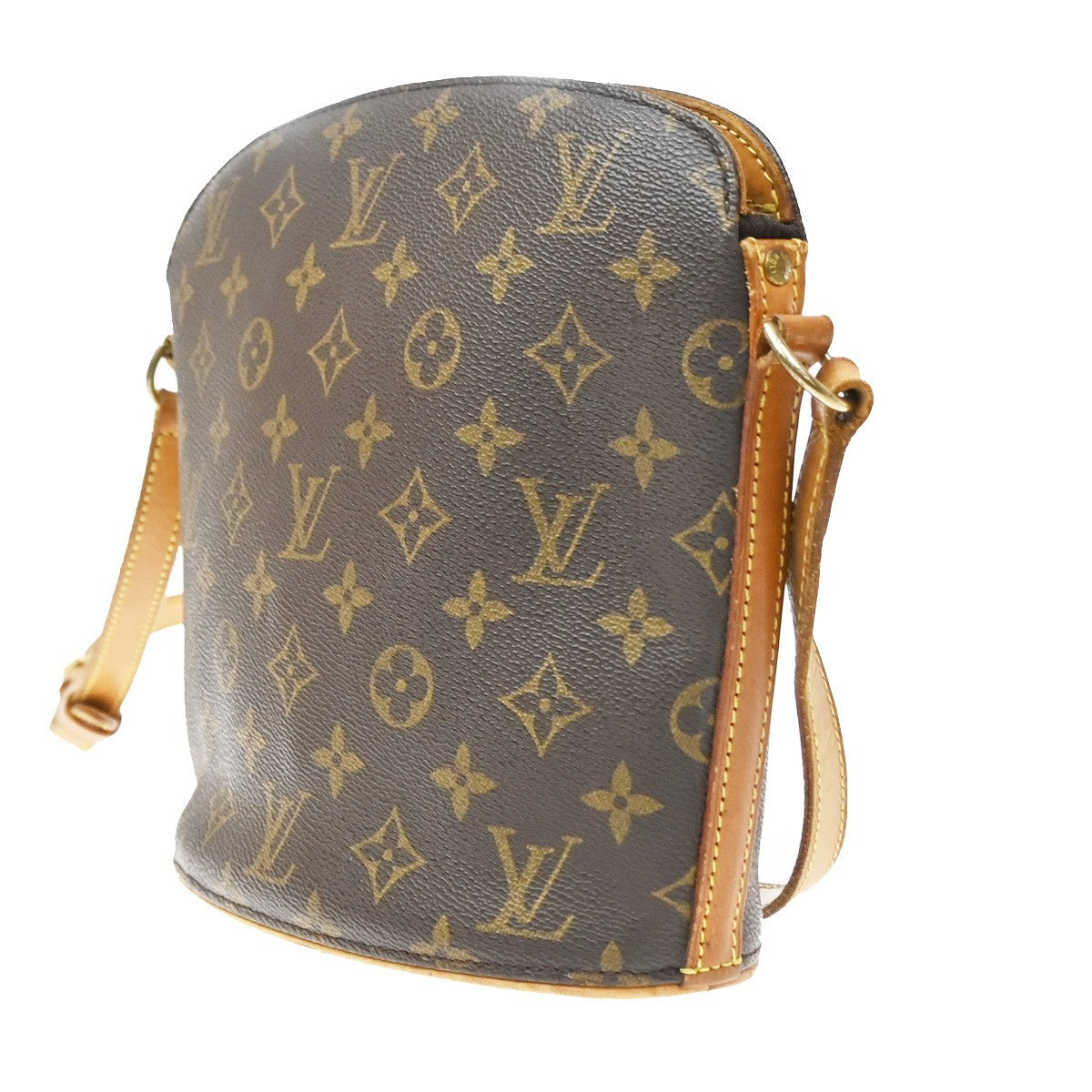 Louis Vuitton Drouot Monogram, Brown, Canvas, Shoulder Bag