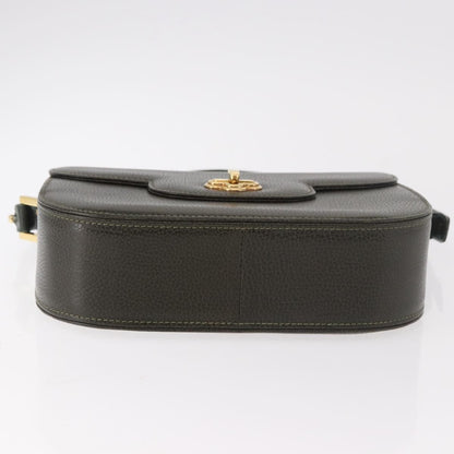 Bally Handbag Leather, Green, Leather, Handbag