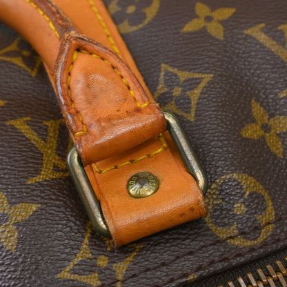 Louis Vuitton Keepall Monogram Canvas, Brown, Canvas, Travel Bag
