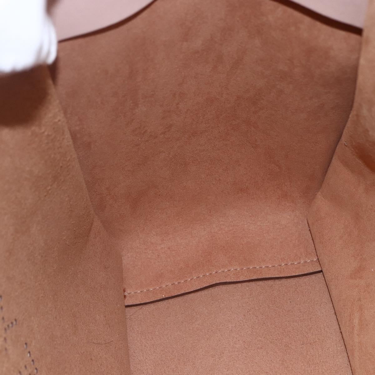 Stella McCartney Alter Tote Perforated Faux Leather, Beige, Synthetic, Tote Bag