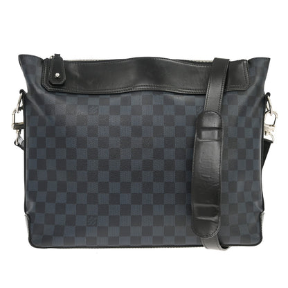 Louis Vuitton Greenwich Messenger Damier Cobalt, Black, Canvas, Shoulder Bag