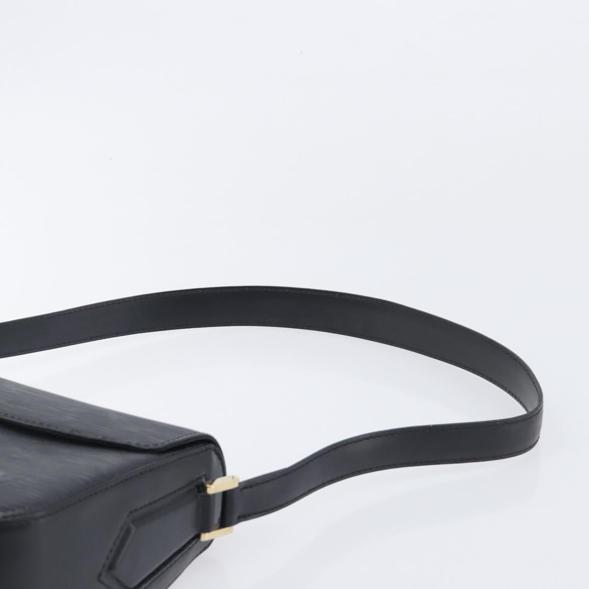 Louis Vuitton Buci Epi Leather, Black, Leather, Handbag