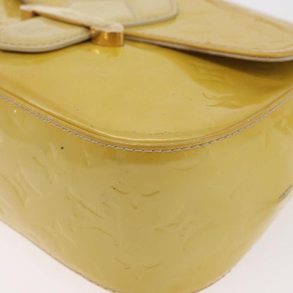 Louis Vuitton Bellflower Monogram Vernis, Yellow, Patent Leather, Shoulder Bag