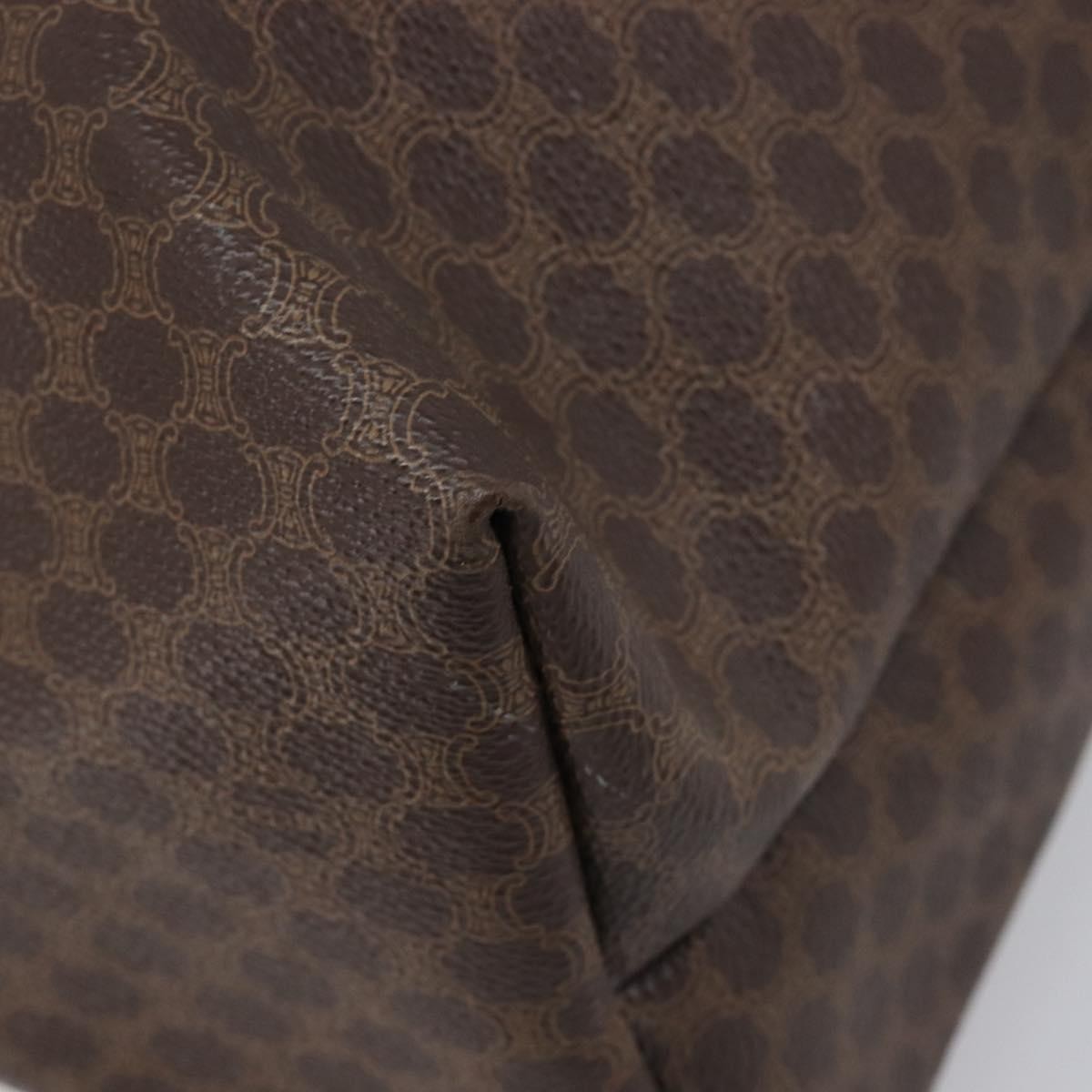 Celine Macadam Canvas and Leather, Brown, Canvas, Tote Bag