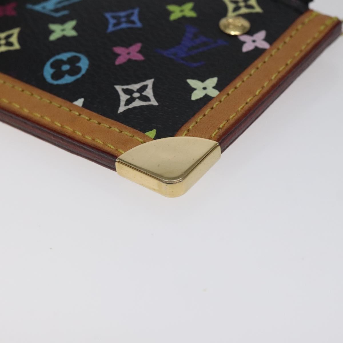Louis Vuitton Pochette Clés Monogram Canvas, Black, Canvas, Wallet