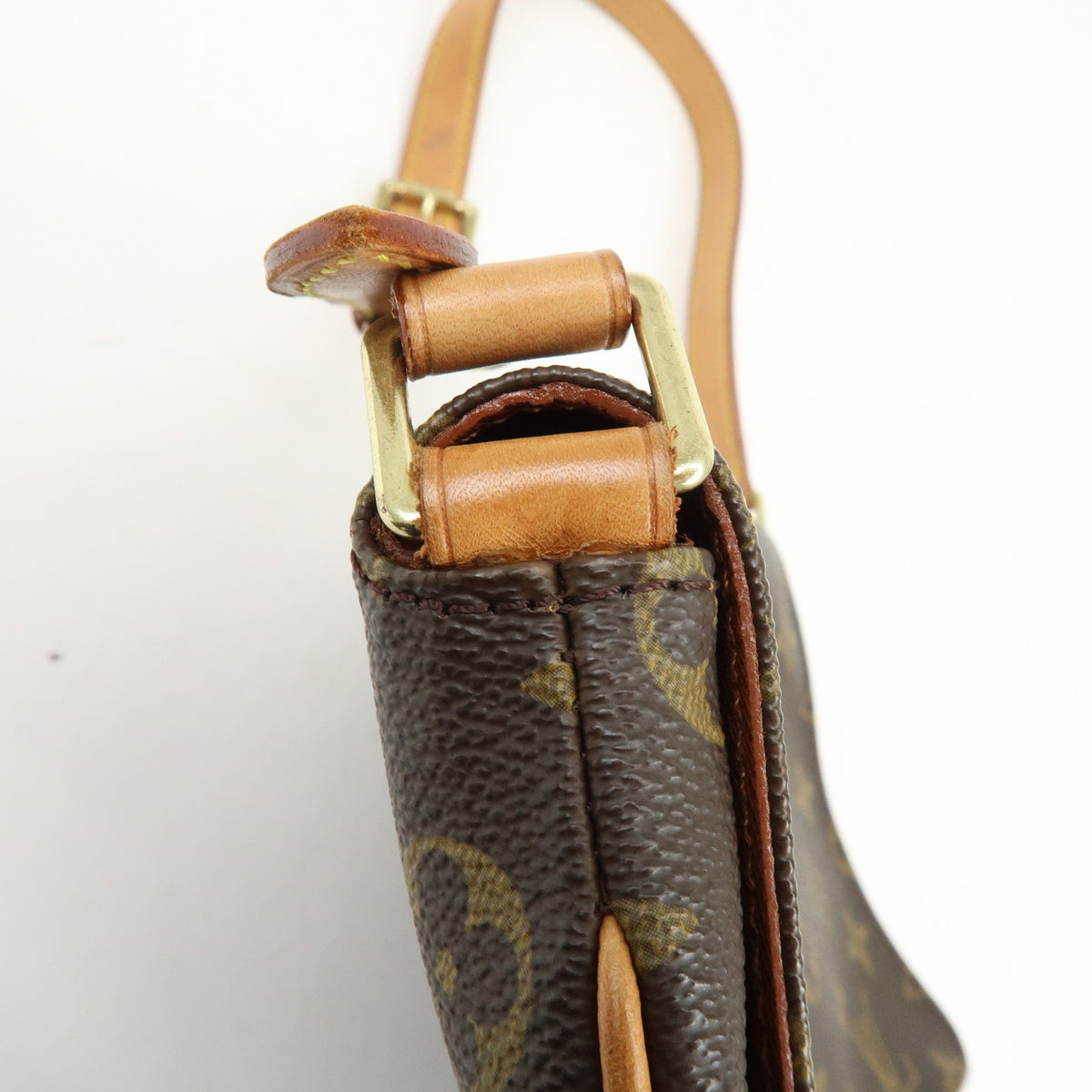 Louis Vuitton Musette Tango Monogram Canvas, Brown, Canvas, Shoulder Bag