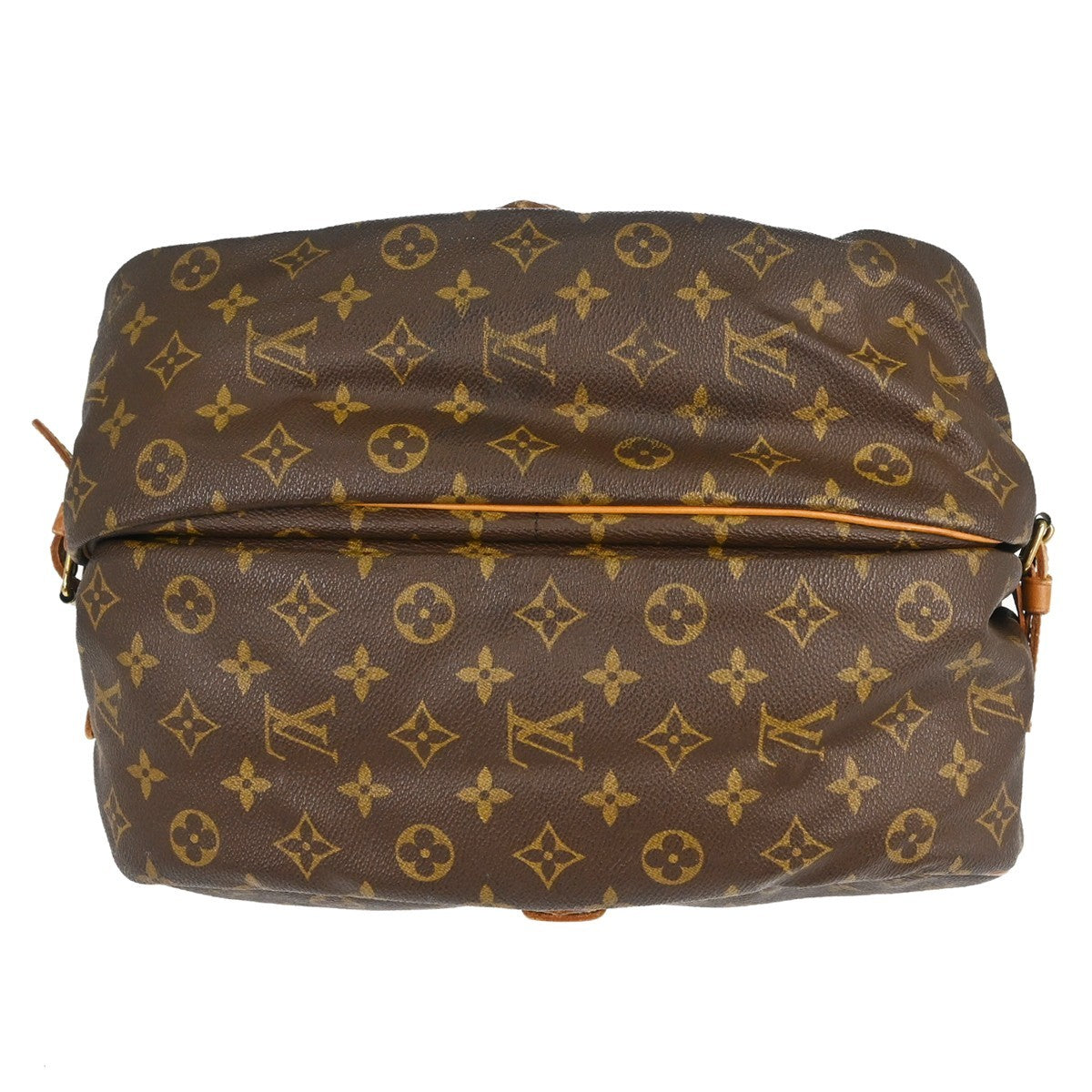 Louis Vuitton Saumur Monogram Canvas, Brown, Canvas, Shoulder Bag