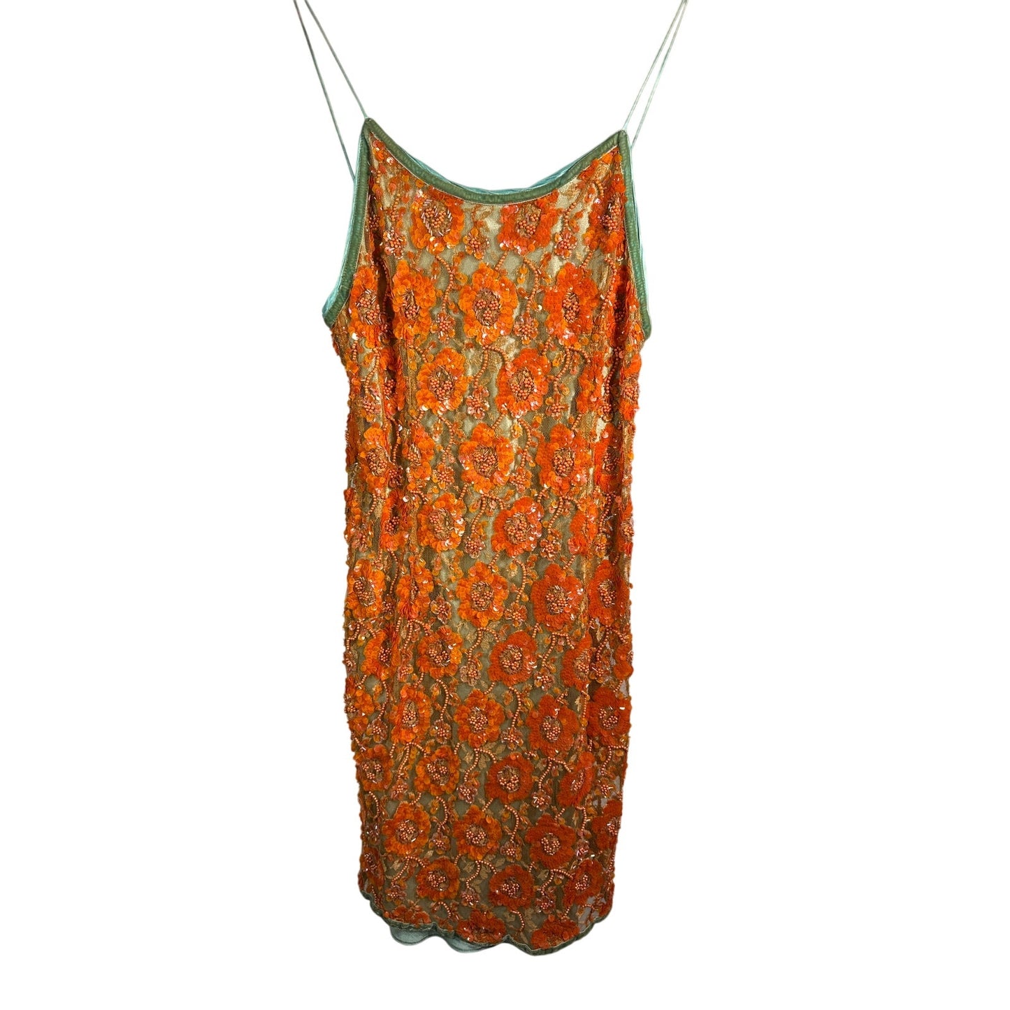 VOYAGE Sequin Beaded Slip Dress