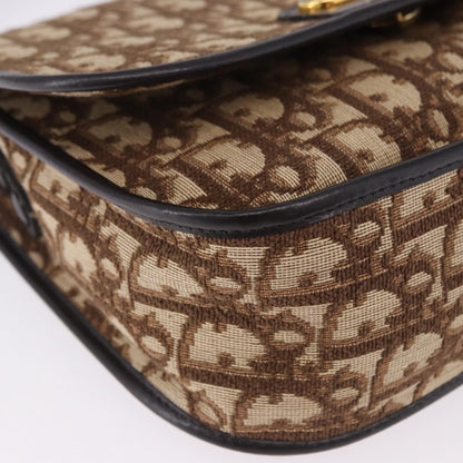 Christian Dior Trotter shoulder bag Sequins, Beige, Canvas, Shoulder Bag