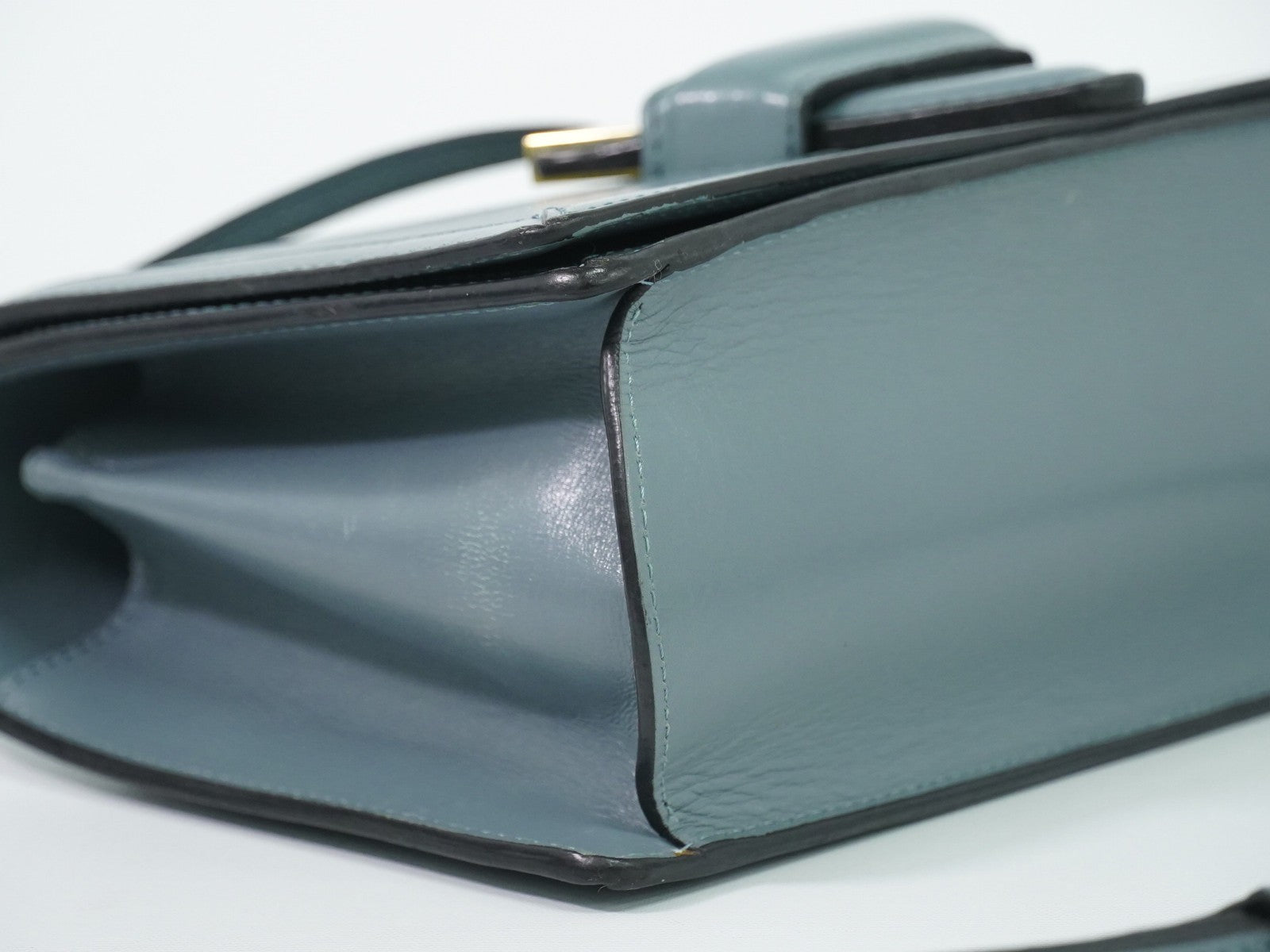 Loewe Barcelona Leather, Blue, Leather, Shoulder Bag