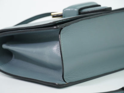 Loewe Barcelona Leather, Blue, Leather, Shoulder Bag