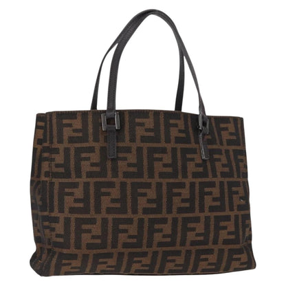 Fendi Vintage Open Tote Zucca Canvas, Brown, Canvas, Tote Bag