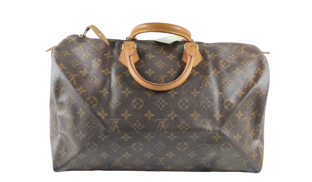 Louis Vuitton Speedy Monogram Canvas, Brown, Canvas, Handbag