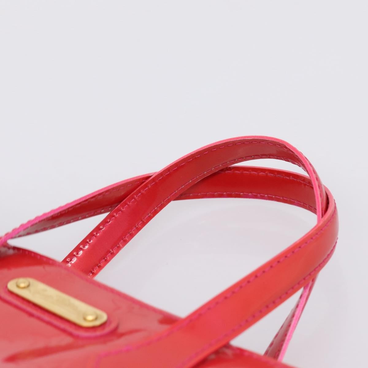 Louis Vuitton Wilshire Monogram Vernis, Pink, Patent Leather, Tote Bag