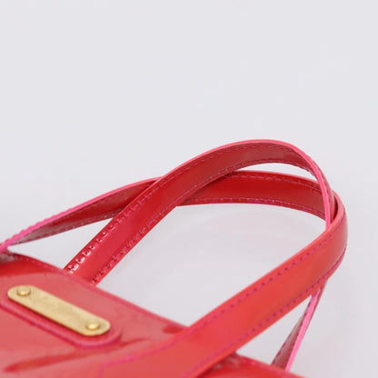 Louis Vuitton Wilshire Monogram Vernis, Pink, Patent Leather, Tote Bag