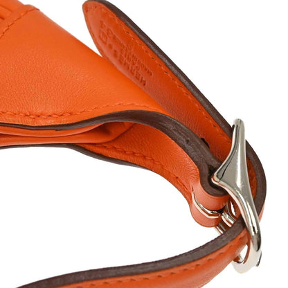 Hermes Trim Epsom, Orange, Leather, Shoulder Bag