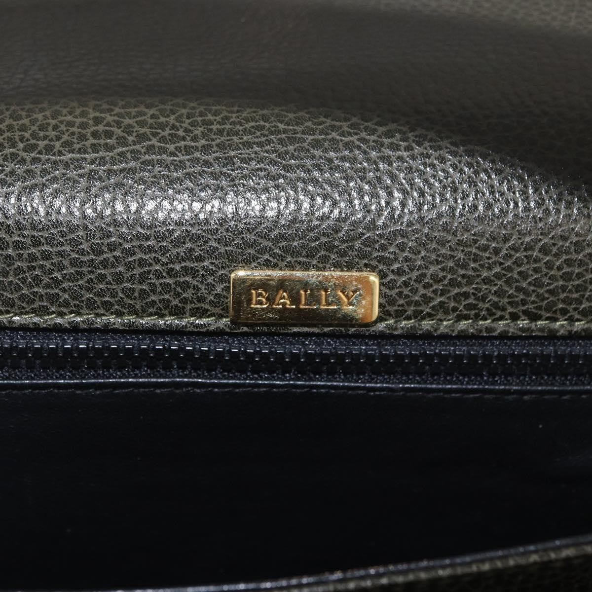 Bally Handbag Leather, Green, Leather, Handbag