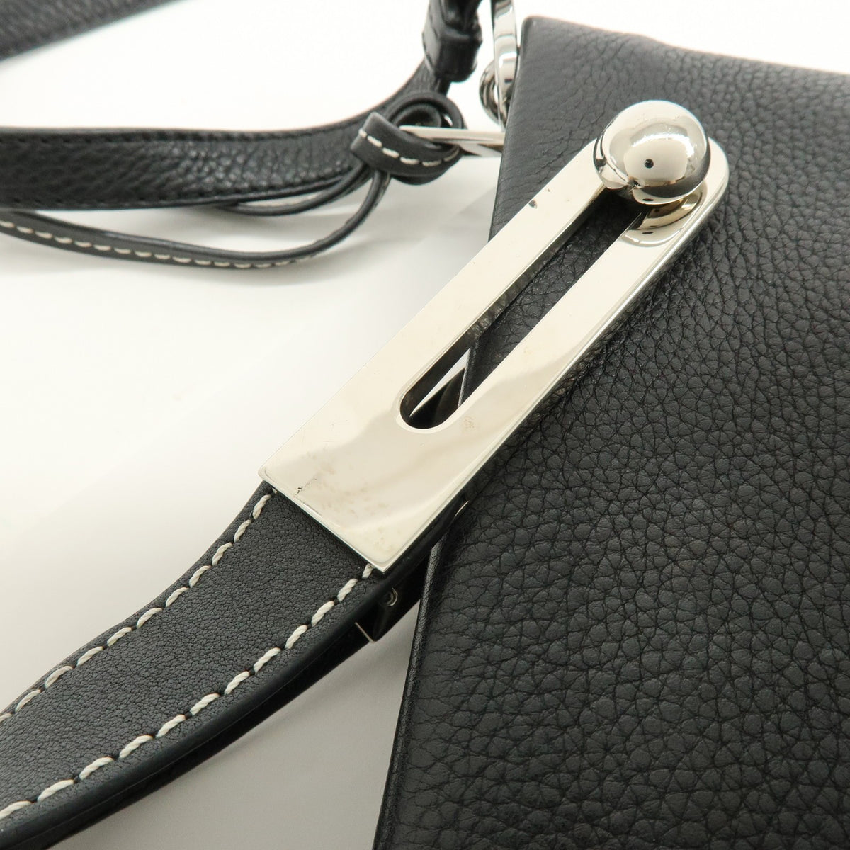 Loewe Missy Leather, Black, Leather, Handbag