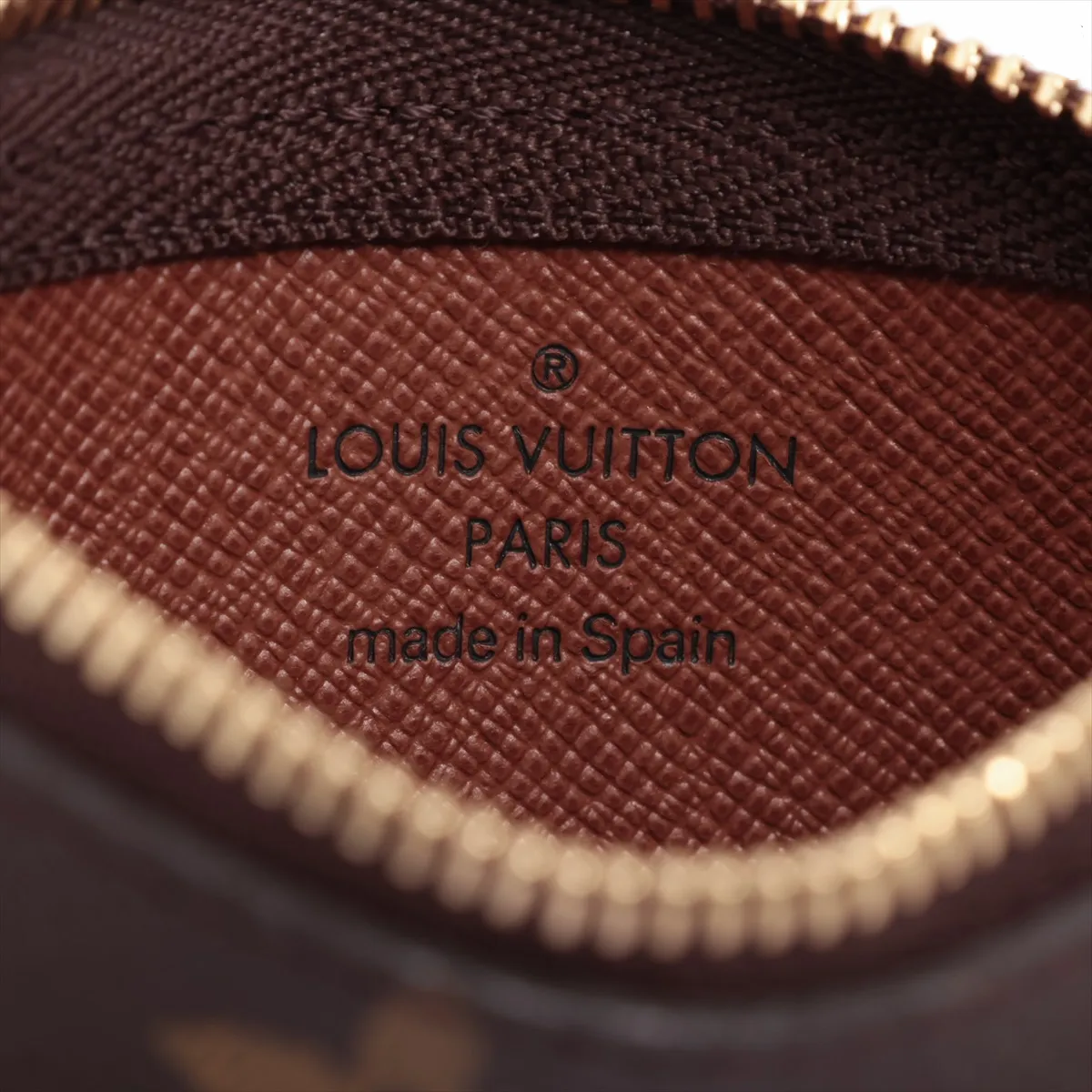 Louis Vuitton Pochette Clés Monogram Canvas, BROWN, CANVAS, Charms and Keychains