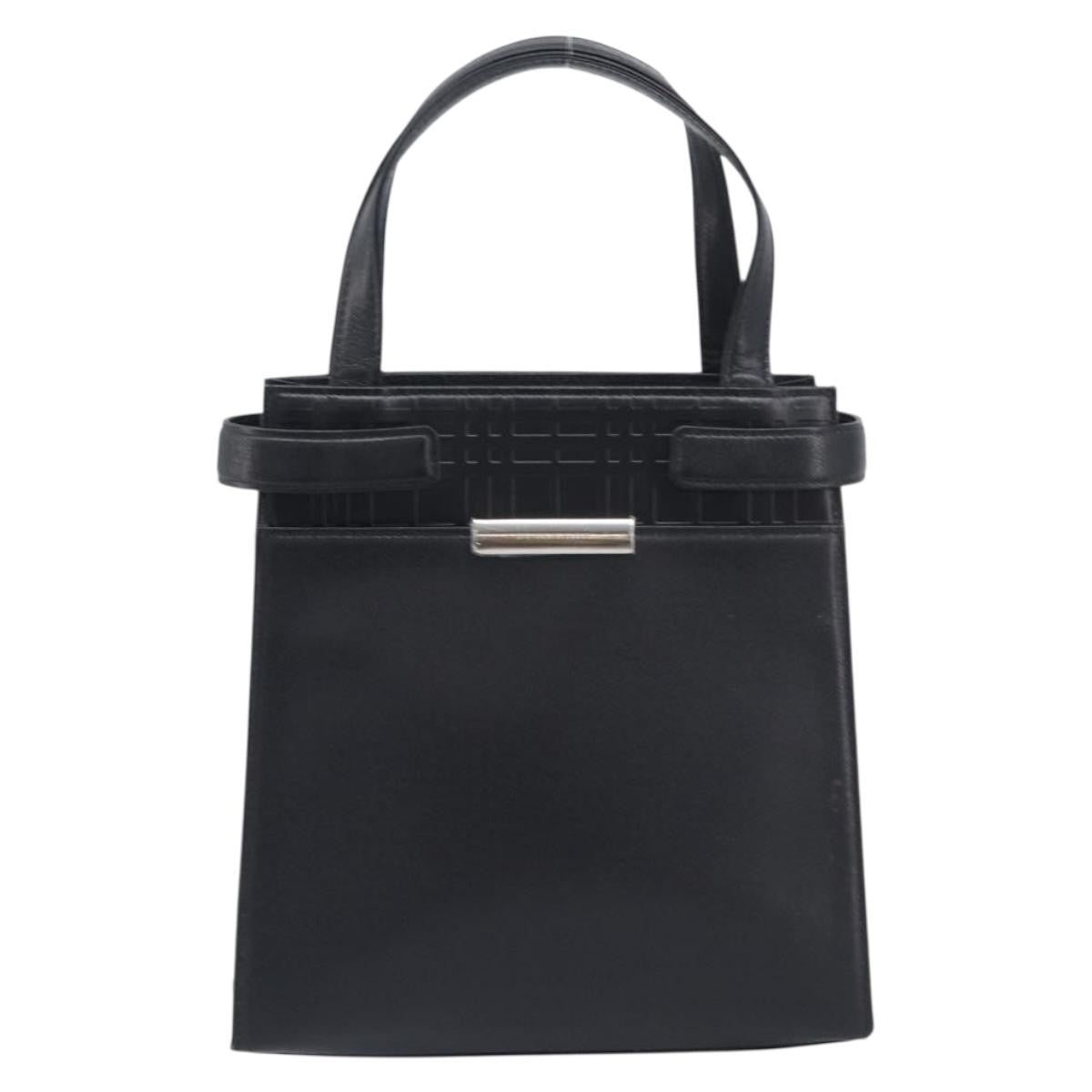 Burberry Handbag Leather, Black, Leather, Handbag