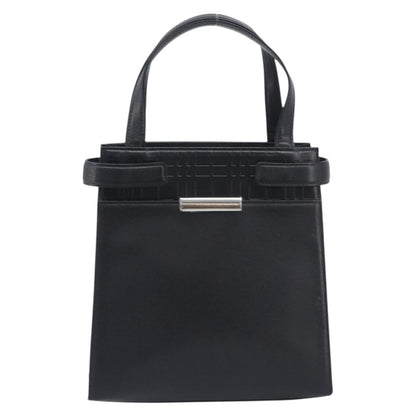 Burberry Handbag Leather, Black, Leather, Handbag