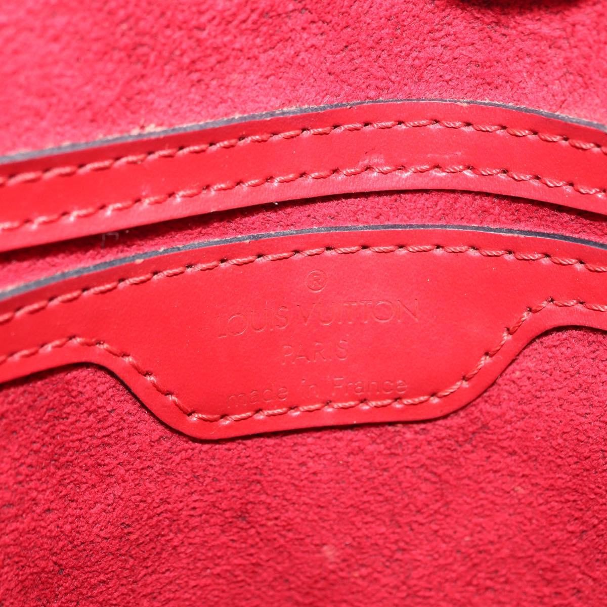 Louis Vuitton Saint Jacques Epi Leather, Red, Leather, Handbag