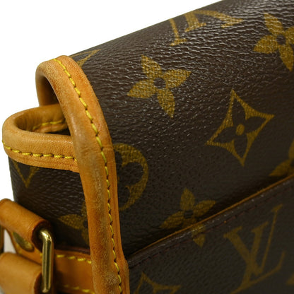 Louis Vuitton Sologne Monogram Canvas, Brown, Canvas, Shoulder Bag