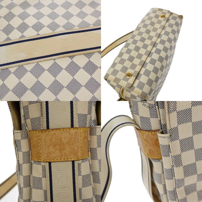 Louis Vuitton Naviglio Damier, White, Canvas, Shoulder Bag